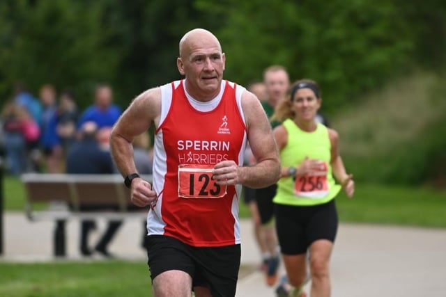 Damian Kelly taking part in the Newell 10k and 5k
