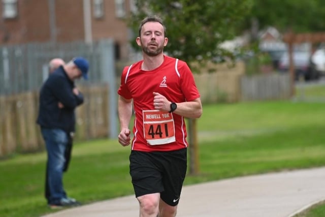 Shane Curtis taking part in the Newell 10k and 5k