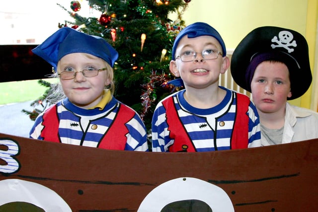 Pupils from St.Brigids PS, Ballymoney pictured at their rehearsals of their Christmas Play.BM51-057JC