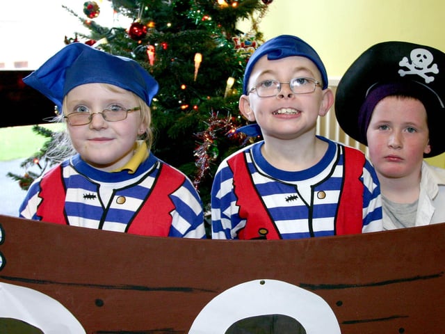 Pupils from St.Brigids PS, Ballymoney pictured at their rehearsals of their Christmas Play.BM51-057JC