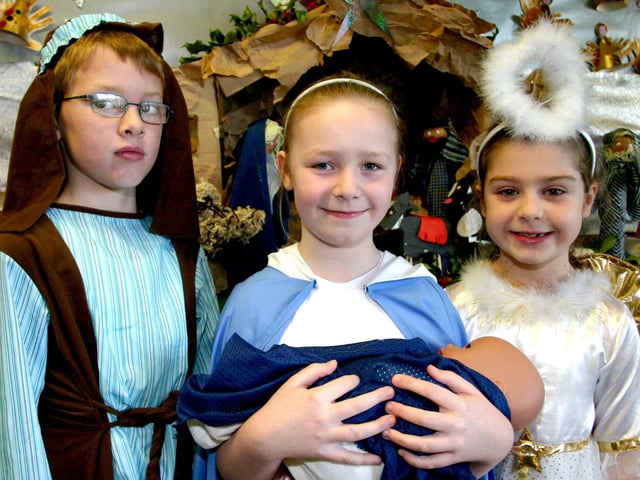 Pupils from St.Brigids PS, Ballymoney pictured at their rehearsals of their Christmas Play.BM51-058JC