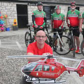 Paul Quinn with Causeway Cycle Club members