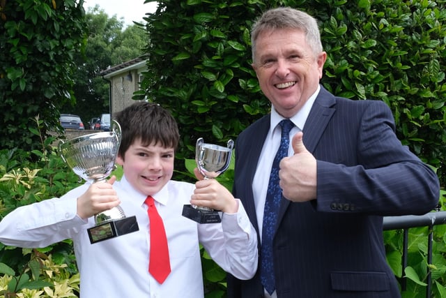 The Shining Star and Principal's Cup Winner at the DH Christie Memorial PS prize day