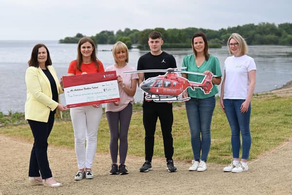 Breige Mulholland, Air Ambulance NI; Sharon McFlynn, DAERA; Siobhan Murphy; Cormac Murphy; Maria Bradley, DAERA and Rachel Conn, DAERA. Picture by Michael Cooper