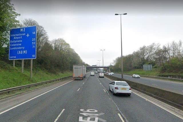 M2 maintenance work will take place on the northbound 'Hill Section', Picture: Google