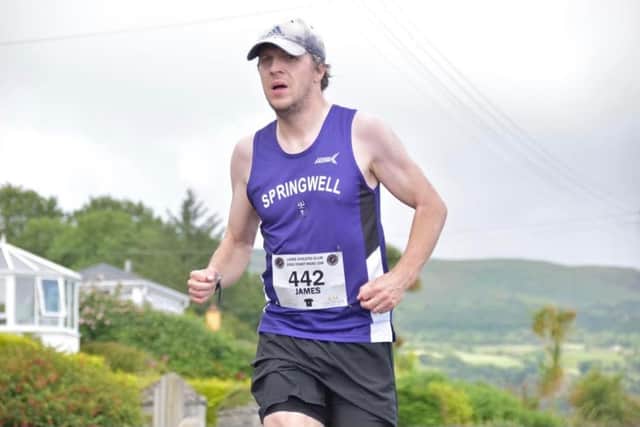 James Weir at the Larne 10k