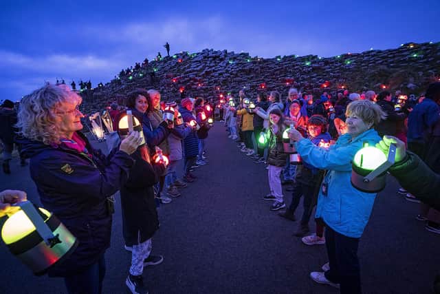 Hundreds of participants aka Lumenators, from all walks of life, came together at Giant's Causeway for the third Northern Ireland event for Green Space Dark Skies
