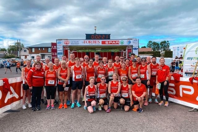 Sperrin Harriers at the Great Rossa Run