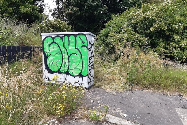 Graffiti near ASDA in Portadown, Co Armagh.