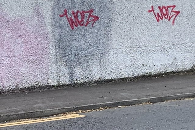 Graffiti tags across the Portadown and Craigavon areas look similar.