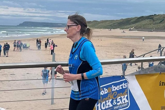 Jacqueline taking part in Bob and Berts 5k