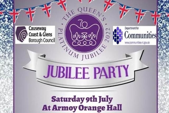 Platinum Jubilee party at Armoy