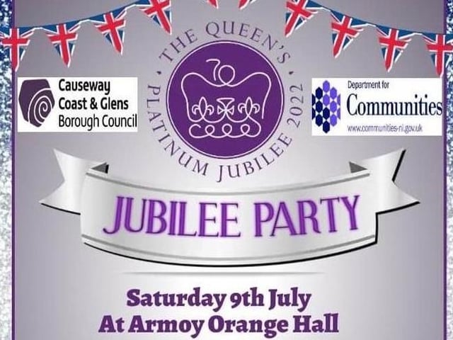 Platinum Jubilee party at Armoy