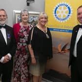 Members of Ballycastle Rotary Club: Past President John Ward, Community Chair Mary O’Driscoll, Diana Evans President and Past President Brian Jamieson