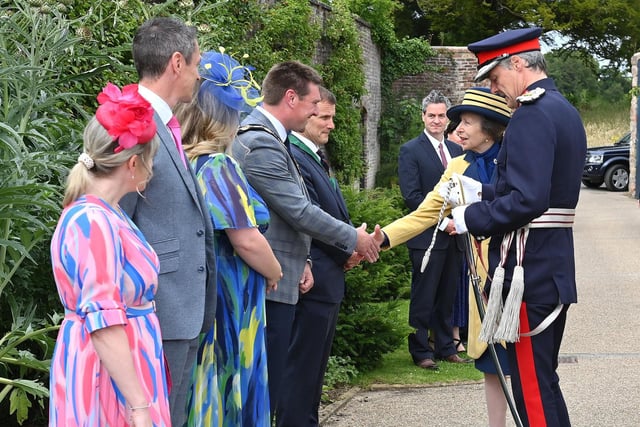 The Princess Royal has attended the first annual garden party held at Hillsborough Castle since the beginning of the Covid pandemic.