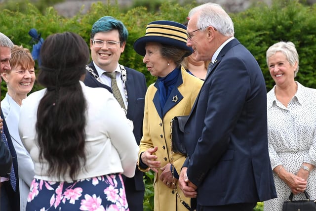 The Princess Royal has attended the first annual garden party held at Hillsborough Castle since the beginning of the Covid pandemic.