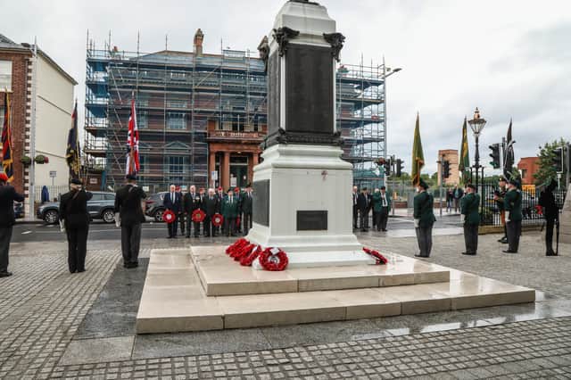 Lisburn Branch Royal British Legion's Somme Remembrance Service.  Pic by Norman Briggs, rnbphotographyni