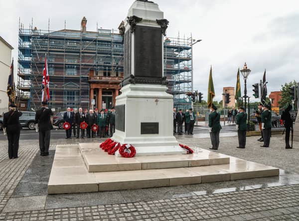 Lisburn Branch Royal British Legion's Somme Remembrance Service.  Pic by Norman Briggs, rnbphotographyni