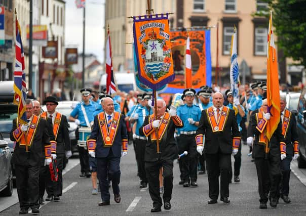 Carrickfergus District LOL was represented at the parade on Wednesday, July 6.
