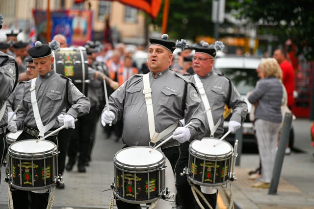 Keeping in step during the Mini Twelfth.