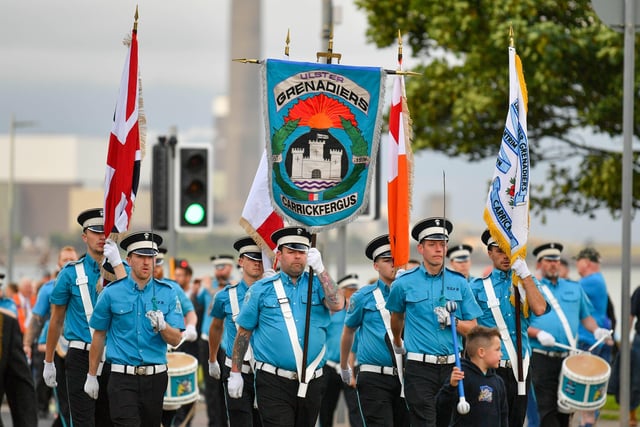 The Ulster Grenadiers Flute Band were one of the outfits who took part in the parade.