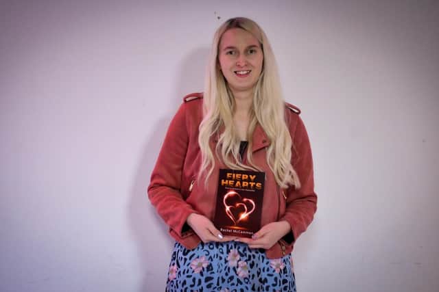 Portadown girl Rachel McCammon who has published her debut novel 'Fiery Hearts'.