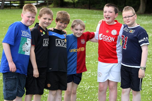 These boys enjoyed the fun at Killowen Primary School Sports Day in June 2010