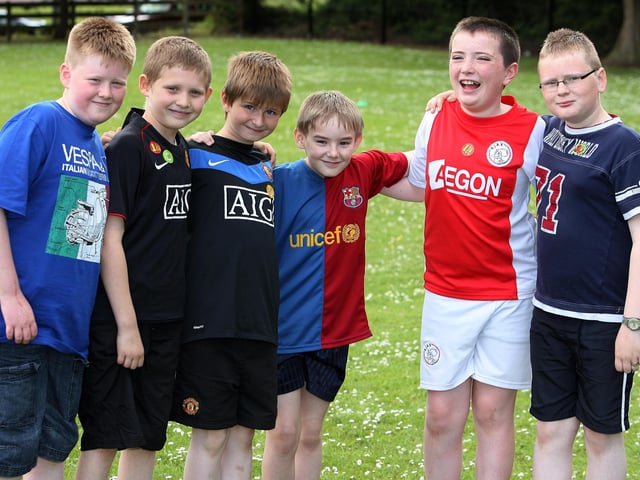 These boys enjoyed the fun at Killowen Primary School Sports Day in June 2010