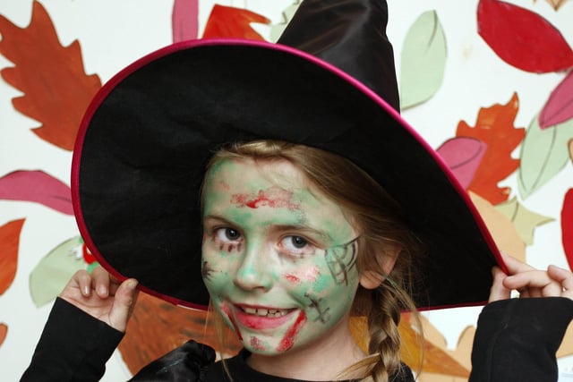 Bryony who dressed as a witch during the Killowen Primary School Halloween Party back in 2010