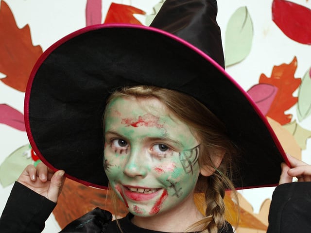 Bryony who dressed as a witch during the Killowen Primary School Halloween Party back in 2010