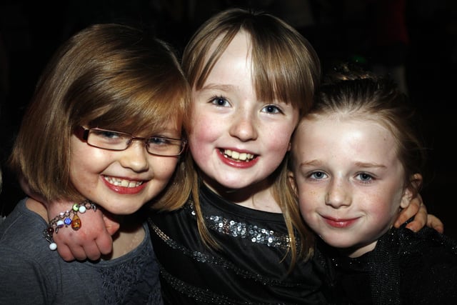Happy faces at the Killowen Primary School Christmas Disco back in 2010