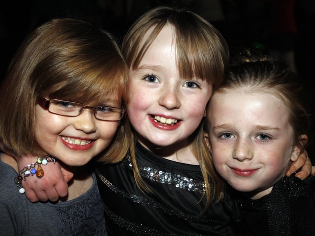 Happy faces at the Killowen Primary School Christmas Disco back in 2010