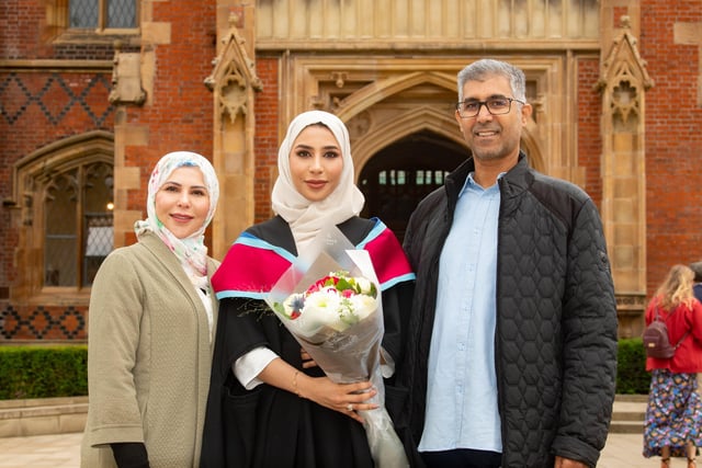 Roudha Alsuwaidi graduated with a degree in International Relations from the School of History, Anthropology, Philosophy and Politics at Queen’s University Belfast.