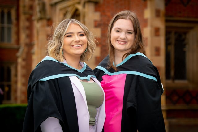 Clíona Deeds and partner Chloe Gibson graduated with a degree in LLB Law.
