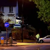 The scene of a security alert sparked by a suspicious object in Ballymoney .Picture: Steven McAuley/McAuley Multimedia