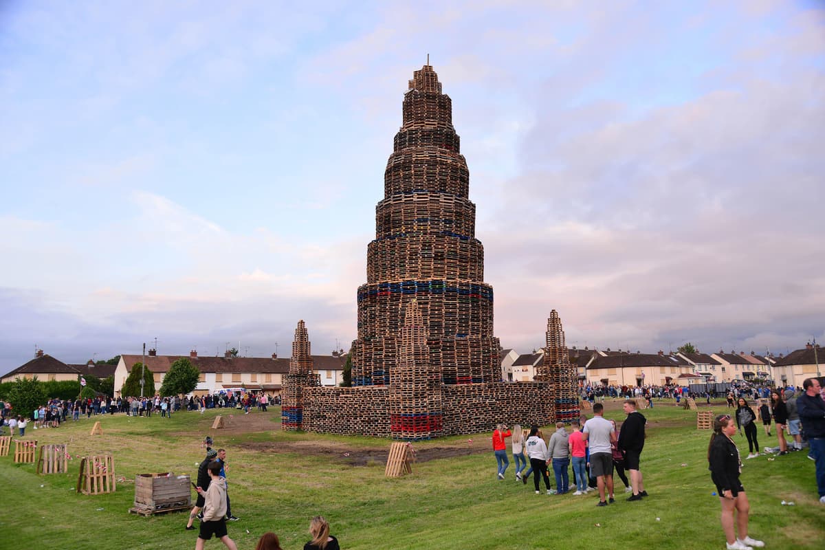 Corcrain Rbp Corcrain and Redmanville bonfire lighting: Portadown big night in pictures