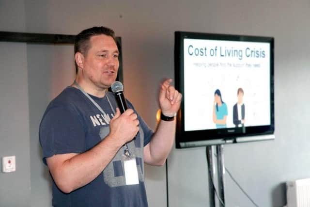 Ricky Wright of Vineyard Compassion who hosted the Cost of Living Crisis Information event