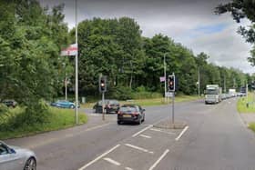 The busy Prince William Road / Knockmore Road junction in Lisburn. Picture: Google