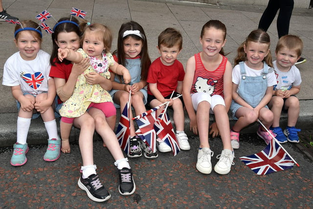 Kids On The Street...Excitement was high as the Twelfth parade approached. PT28-215.