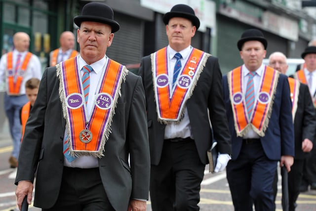 Craigywarren LOL 476 pictured at the Twelfth in Ballymena. Picture: Pacemaker Press