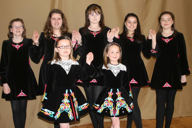 Children from the Claire McDowell School of Dancing who took part in the talent competition at St. Patrick's Parish Church, Ballymoney in May 2009