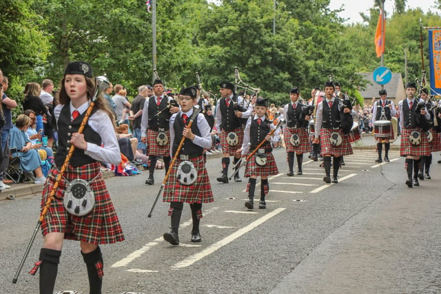 Moyne Pipe Band County Donegal. Pic by Norman Briggs, rnbphotographyni