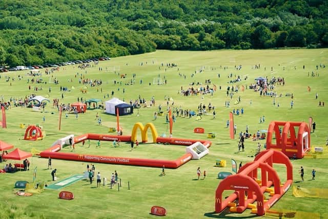 McDonald's Fun Football Festival is open to the public.
