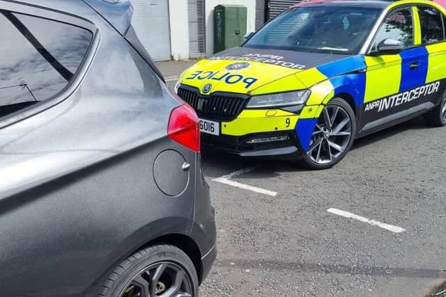 The ANPR Intercept Team’s operation on Thursday, July 14 resulted in three arrests and the recovery of mobile phones with an estimated value of almost £19,000. Picture: PSNI