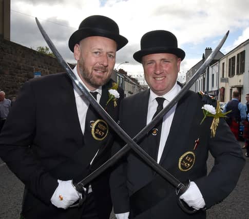 RBP 267 Sword Bearers, Jonathan Purdy, left, and Thomas Donaldson. PT29-205.