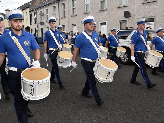 Drummers of Derrylee Flute Band. PT29-209.