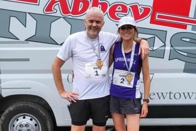 Roy and Judith Buchanan at the Grey Abbey 12 hour challenge