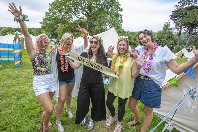 Jenny Humphreys,Clare Scullion,Lesley-Ann O'Donnell,Gillian Smyth and Anne Smythe all turned 40 this year.