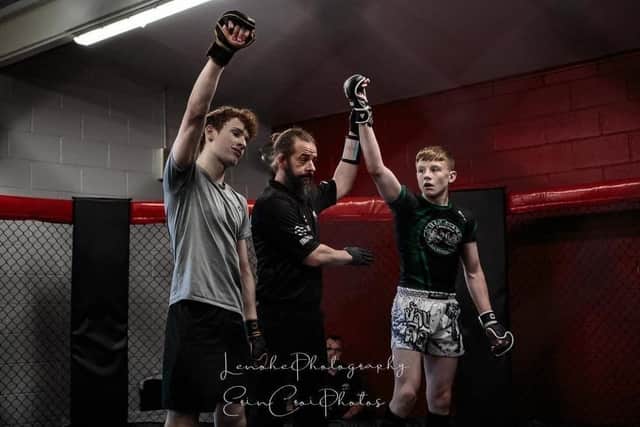 14-year-old Bradley Legge will travel to the United Arab Emirates in August for the IMMAF Youth World Championships. Photo courtesy of lenohephotography_sport