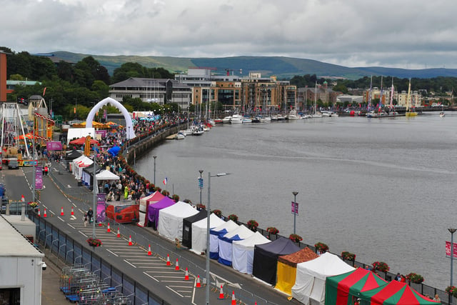 A general view of the Foyle Maritime Festival. Photo: George Sweeney.  DER2229GS – 001